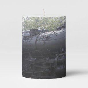 Train Engine Pillar Candle