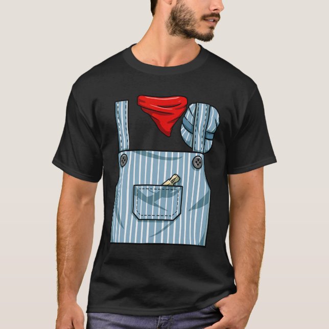 Train Engineer Conductor Costume Halloween Train E T-Shirt (Front)