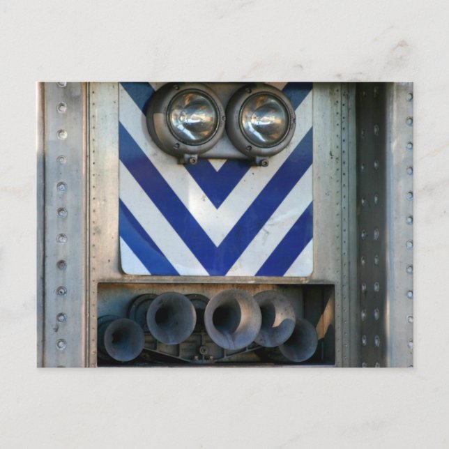 Train Face Postcard (Front)