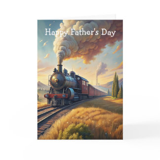Train Father's Day Card