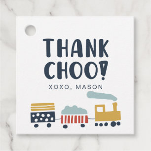 Train Favor Tag • Thank Choo!