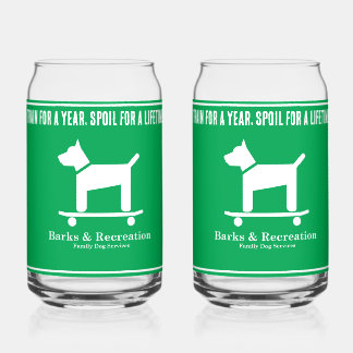 Train for a Year Spoil for a Lifetime Dog Glass