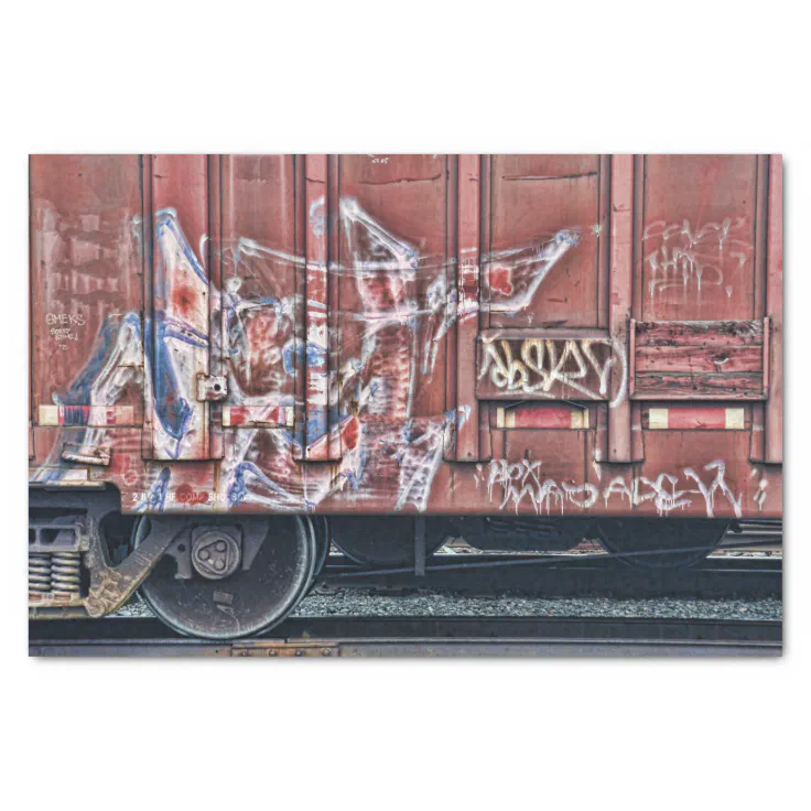 train graffiti art