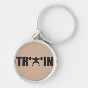 TRAIN - Gym Motivation Keychain