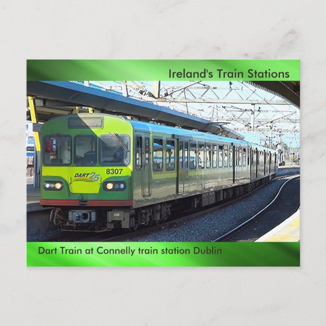 Train image for postcard (Front)