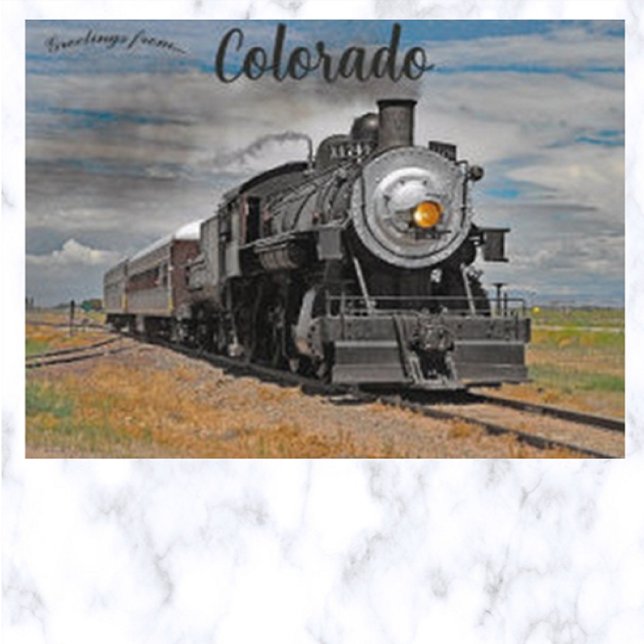Train in Colorado Postcard (Creator Uploaded)