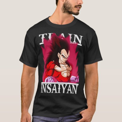Train Insaiyan Super Saiyan 4 Vegeta  png T_Shirt