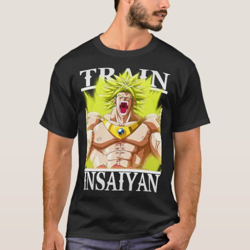 Train Insaiyan Z Broly Legendary Super Saiyan 1pn T_Shirt
