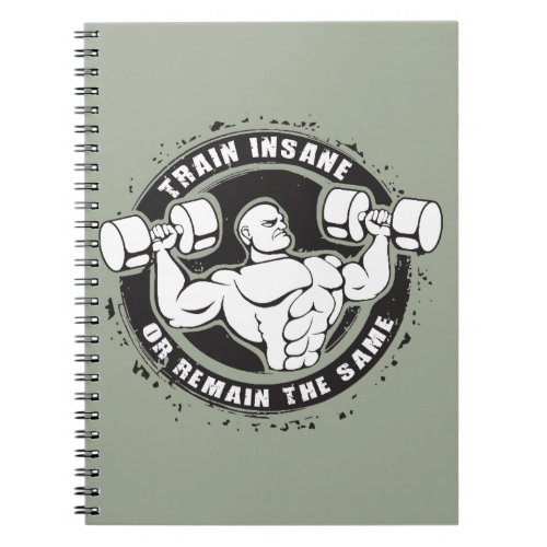 Train Insane Or Remain The Same _ Bodybuilding Notebook