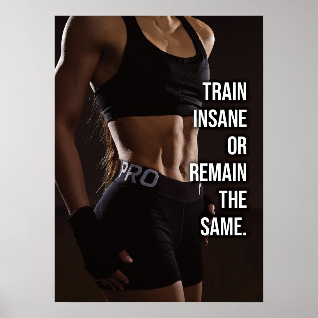 Train Insane Or Remain The Same Poster (Front)