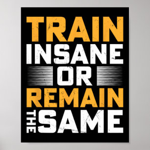 Train Insane Or Remain The Same Poster