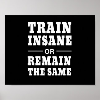 Train Insane or Remain the Same Poster