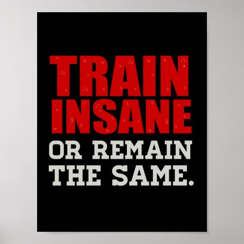 Train Insane or Remain the Same Poster