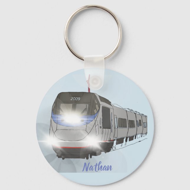Train keychain for train lovers (Front)