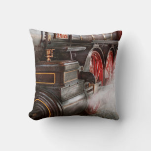 Train - Let off some steam Throw Pillow
