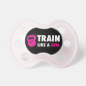 Train Like A Girl With Kettlebell Pacifier (Front)