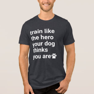 Train Like a Hero - WF Logo Tri-Blend Shirt
