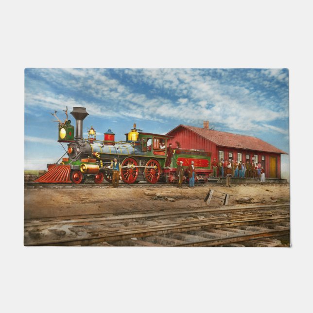 Train - Locomotive - Apache Number 23 1868 Doormat (Front)