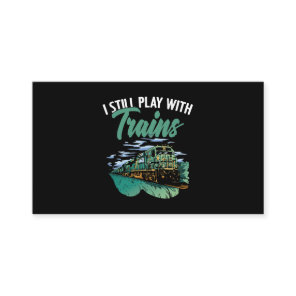 Train Locomotive Engines Rail Fans for Train Condu Business Card