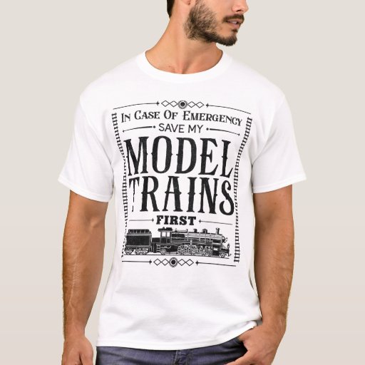 Train Locomotive In Case Of Emergency Save My T-Shirt
