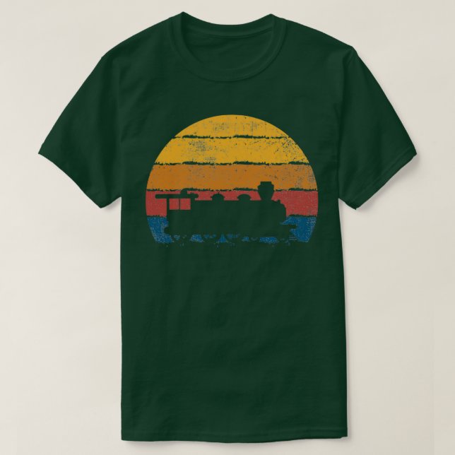 Train Locomotive Railroad 3 T-Shirt (Design Front)