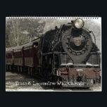 Train & Locomotive Wall Calendar<br><div class="desc">❤All designed with love by WitCraft Designs™! Personalize your way 👌 Find and follow us on social media (ⒻⓅⓉ) 📷 TAG #witcrafting and share your purchases on social media with us!! You can connect to all my social media accounts at www.witcrafting.com Visit my designer profile to see all my shops...</div>
