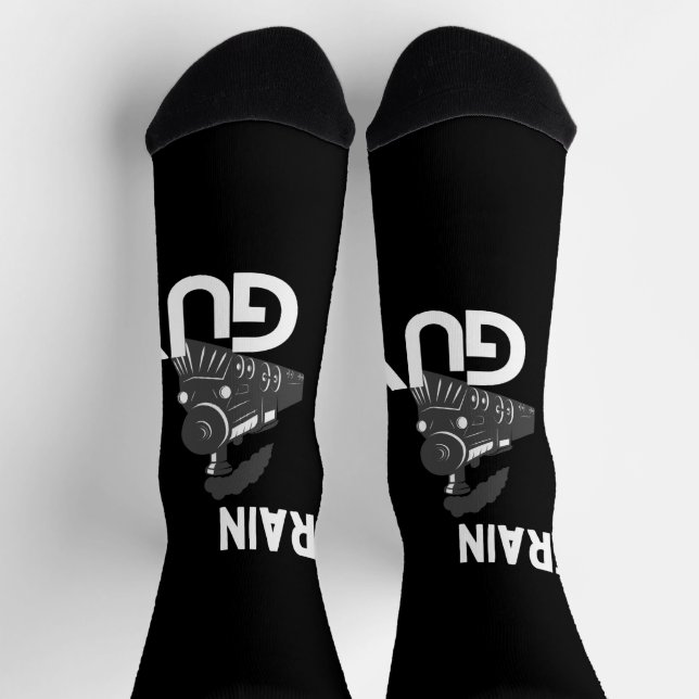 Train lover locomotive model socks gift (Top)