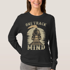 Train Lover Locomotive Trainspotter Railroad T-Shirt