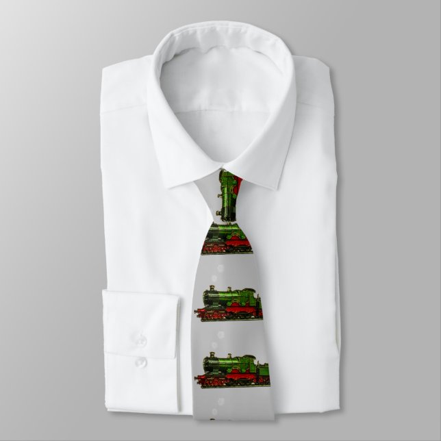 Train Lover Neck Tie (Tied)