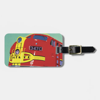 Train Luggage Tag