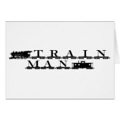 Train man model railroading (Front Horizontal)