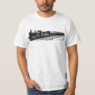 train modern vintage 2 tshirt
