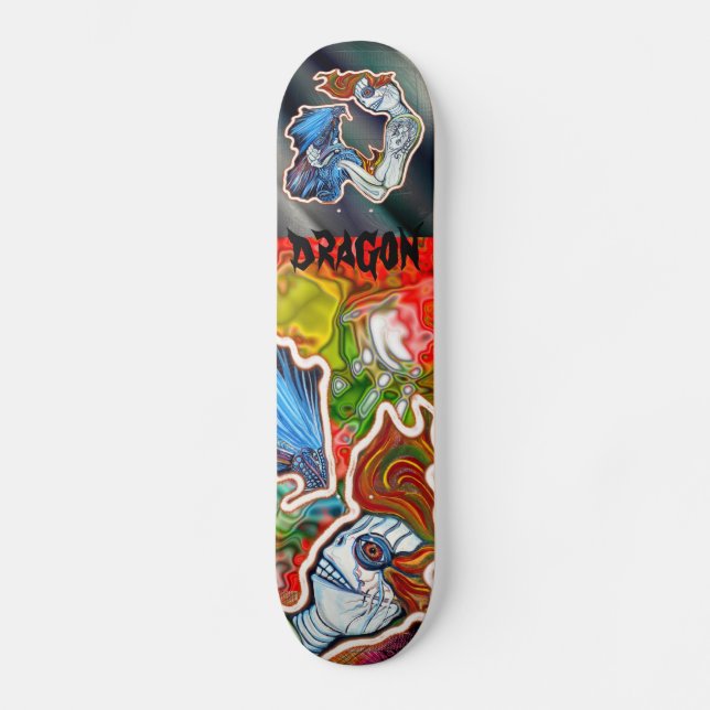 Train My Dragon Skateboard Deck (Front)