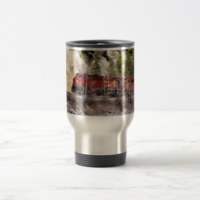 Train of the Rockies Travel Mug (Center)