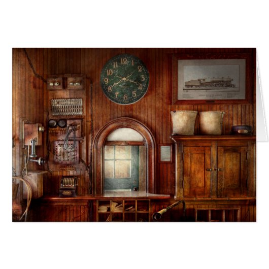 Train - Office - The ticket takers window Cards (Front Horizontal)