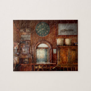 Train - Office - The ticket takers window Jigsaw Puzzle