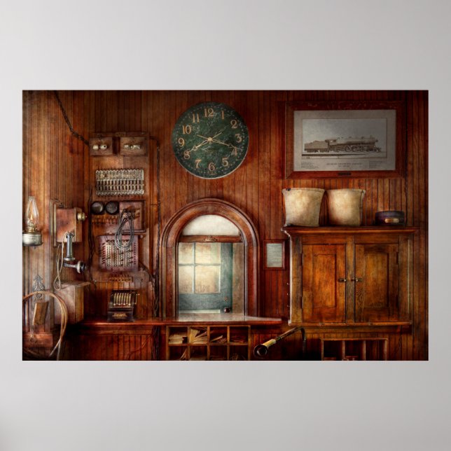 Train - Office - The ticket takers window Poster (Front)