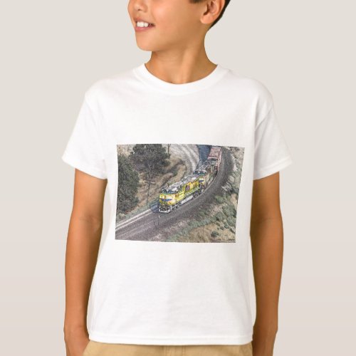 Train on the Tehachapi Loop T_Shirt