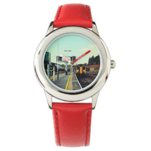 Train on the tracks watch