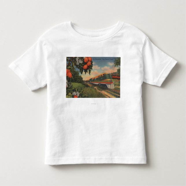 Train- Orange Blossom Special Toddler T-shirt (Front)