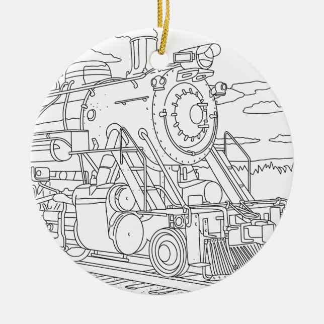Train Ornament (Front)