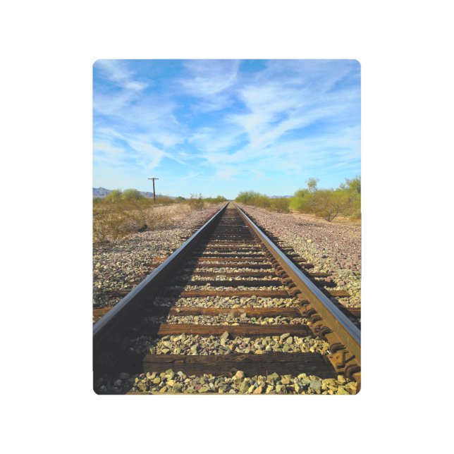 Train out of town metal print (Front)