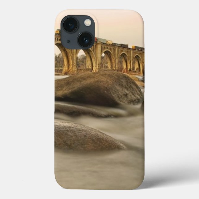 Train over James River Case-Mate iPhone Case (Back)