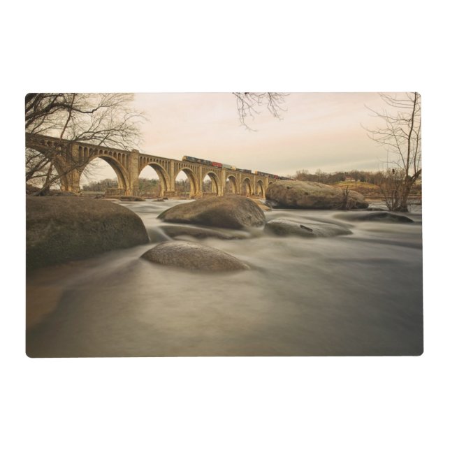 Train over James River Placemat (Front)