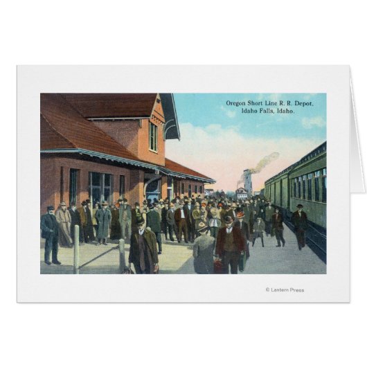 Train Passengers De-Boarding (Front Horizontal)