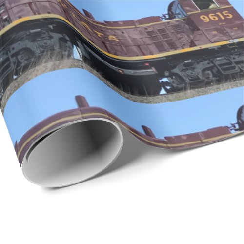 Train Photo Wrapping Paper
