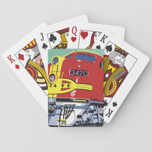 Train Playing Cards