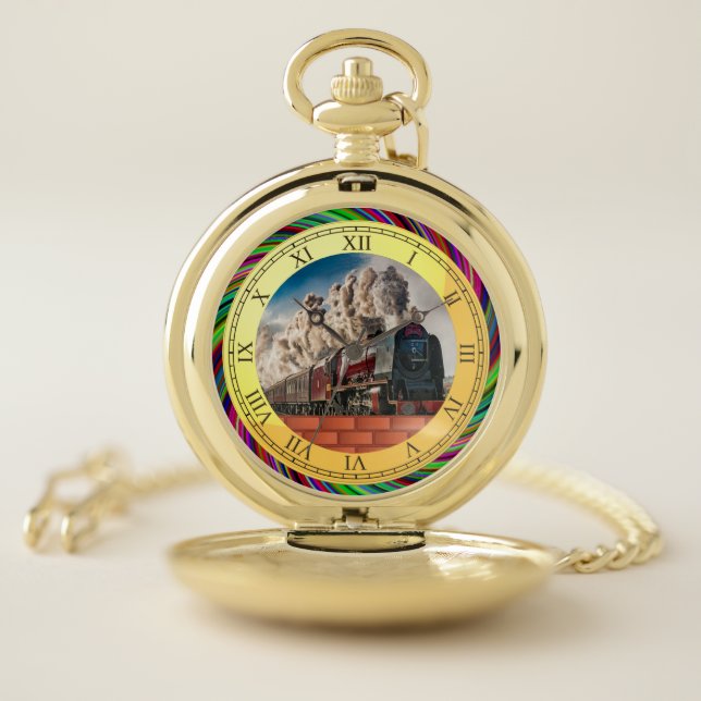 TRAIN POCKET WATCH (Inside)