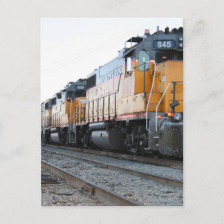 Train postcard