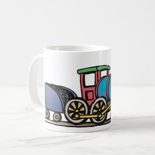 Train Pulling Coal Coffee Mug